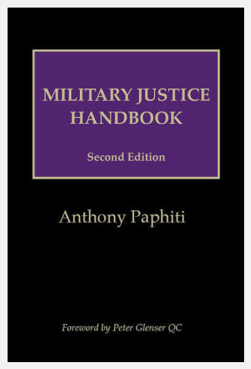 Military Justice Handbook Military Justice Handbook